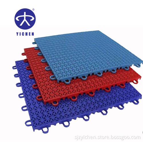 Modular PP Interlocking Drainage Tiles for Outdoor Basketball Courts
